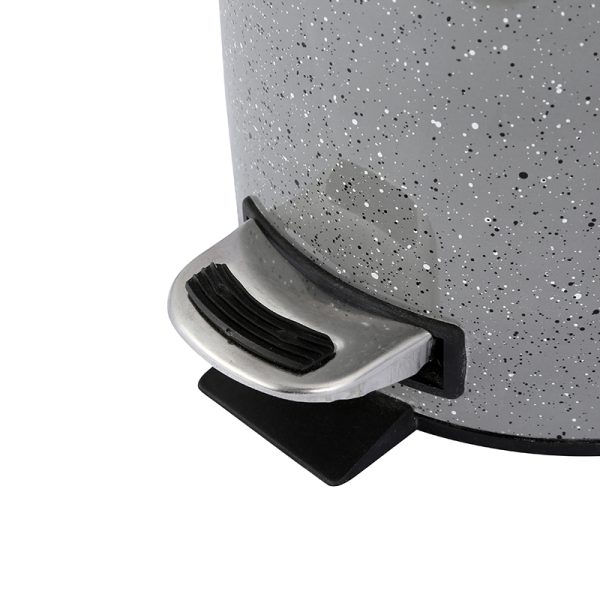 Monaco Marble Painting Pedal Bin With Arch Lid