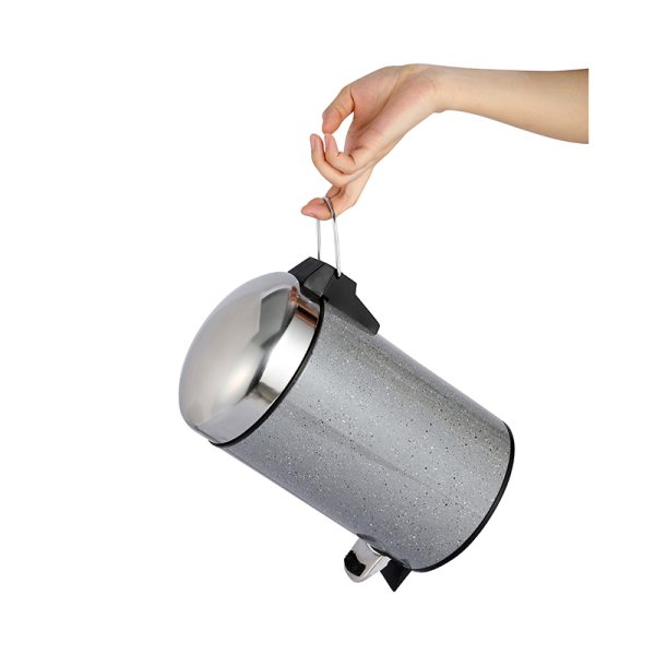 Monaco Marble Painting Pedal Bin With Arch Lid